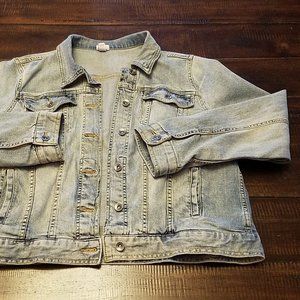 Size XXL Women's Classic Denim Jeans Jacket 99% Cotton